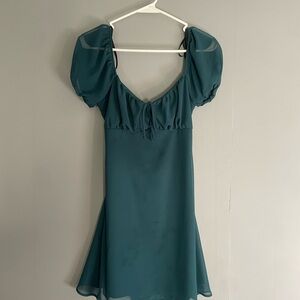 Windsor Chiffon Open Back Skater Dress